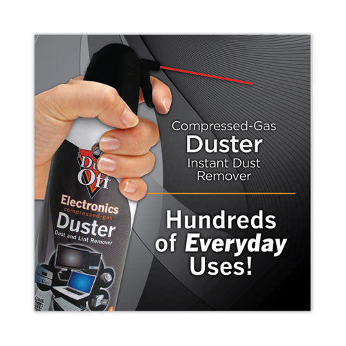 Disposable Compressed Air Duster, 10 Oz Can.