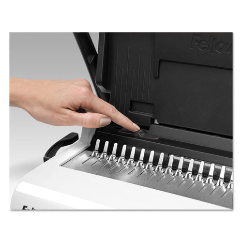 Star+ 150 Manual Comb Binding Machine, 150 Sheets, 17.69 X 9.81 X 3.13, White.