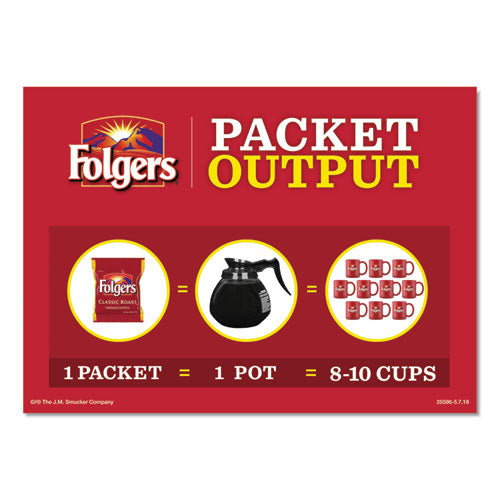 Coffee, Classic Roast, 0.9 Oz Fractional Packs, 36/carton.