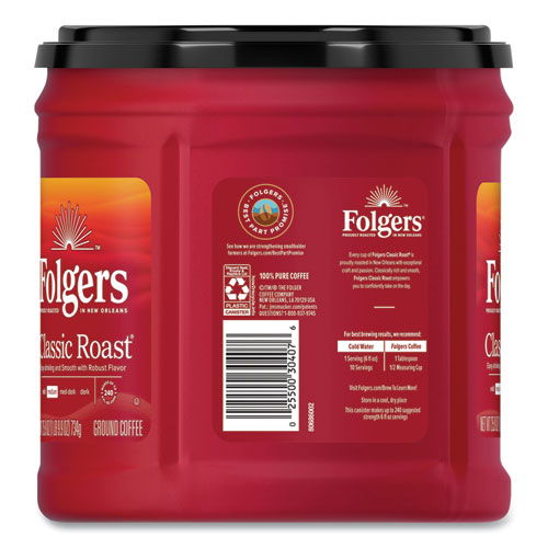 Coffee, Classic Roast, Ground, 25.9 Oz Canister.