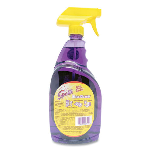 Glass Cleaner, 33.8 Oz Spray Bottle.