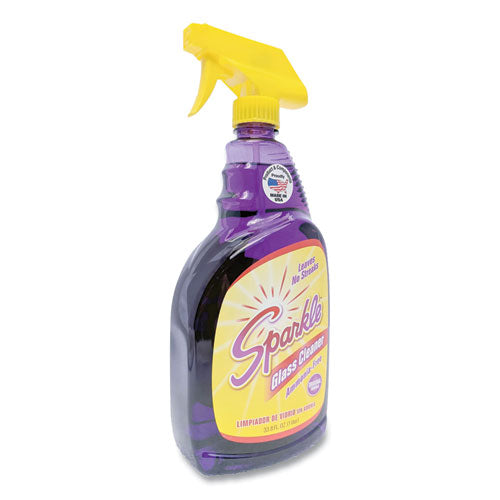 Glass Cleaner, 33.8 Oz Spray Bottle.