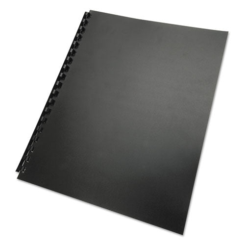 100% Recycled Poly Binding Cover, Black, 11 X 8.5, Unpunched, 25/pack.