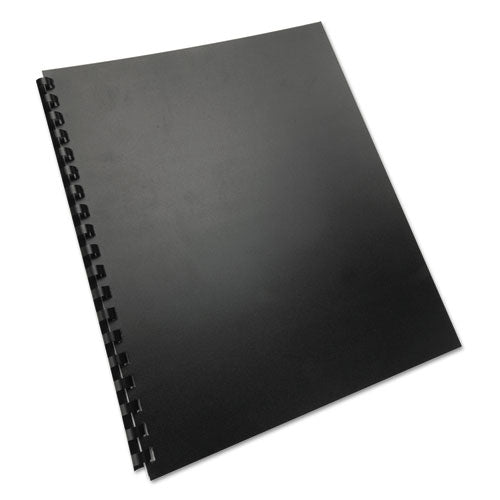 100% Recycled Poly Binding Cover, Black, 11 X 8.5, Unpunched, 25/pack.