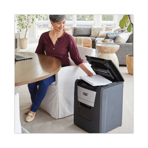 Autofeed+ 100x Super Cross-cut Home Office Shredder, 100 Auto/8 Manual Sheet Capacity.