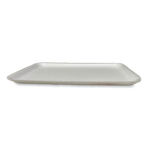 Meat Trays, 13.81 X 9.25 X 0.71, White, 100/carton.