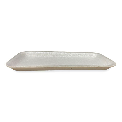 Meat Trays, #17s, 8.5 X 4.69 X 0.64, White, 500/carton.