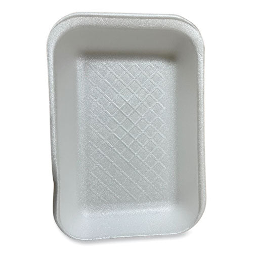 Meat Trays, #2d, 8.56 X 6.1 X 1.2, White, 500/carton.