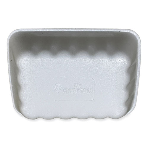 Meat Trays, #42k, 8.75 X 6.32 X 2.25, White, 252/carton