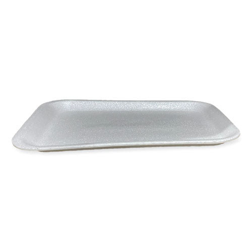 Meat Trays, #4s, 9.5 X 7.25 X 0.5, White, 500/carton.