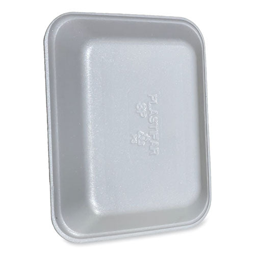 Meat Trays, #8p, 10.8 X 8.82 X 1.5, White, 200/carton.