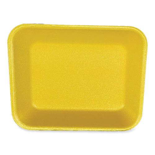 Meat Trays, #8p, 10.8 X 8.82 X 1.5, Yellow, 200/carton.