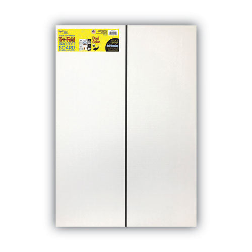 Two Cool Tri-fold Poster Board, 36 X 48, Black/white, 6/carton.