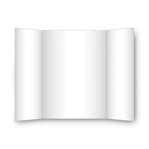 Two Cool Tri-fold Poster Board, 36 X 48, Black/white, 6/carton.