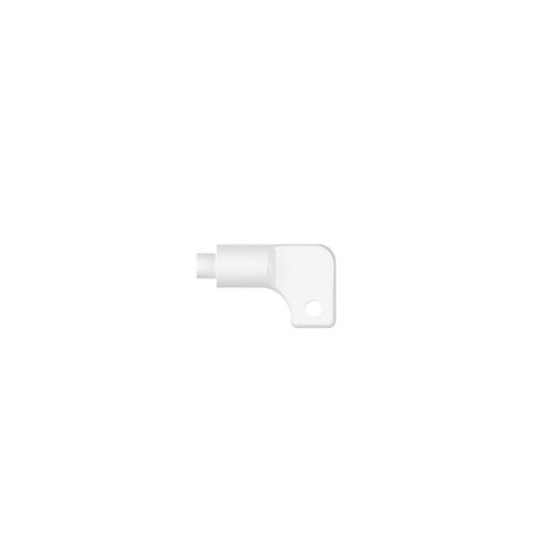 Pure By Gloss And Guild+pepper Abs Mini Bracket -Tape Mount, 1.25 X 0.84 X 3.65. White, 48/carton