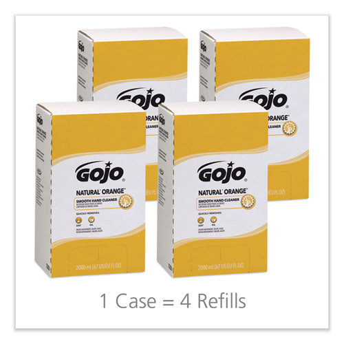 Natural Orange Smooth Hand Cleaner, Citrus Scent, 2,000 Ml Bag-in-box Refill, 4/carton.