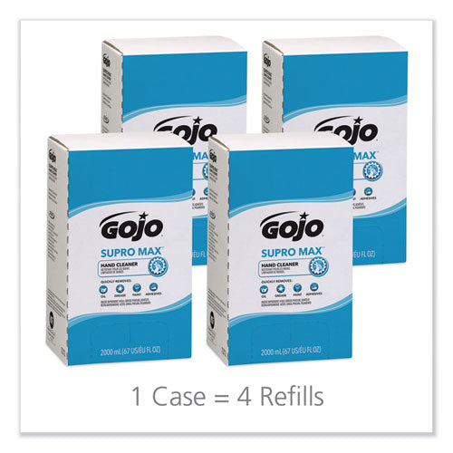 Supro Max Hand Cleaner Refill, Unscented, 2,000 Ml, 4/carton.