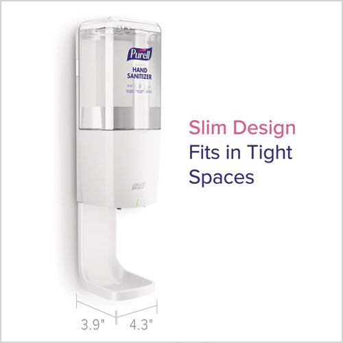 Es10 Automatic Hand Sanitizer Dispenser, 4.33 X 3.96 X 10.31, White.