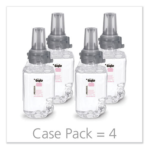 Clear And Mild Foam Handwash Refill, For Adx-7 Dispenser, Fragrance-free, 700 Ml, 4/carton.