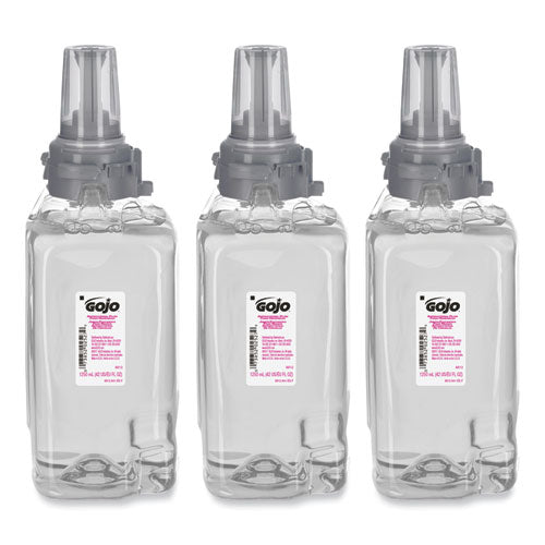 Antibacterial Foam Hand Wash Refill, For Adx-12 Dispenser, Plum Scent, 1,250 Ml, 3/carton.