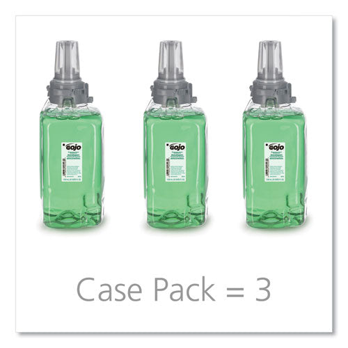 Botanical Foam Handwash Refill, For Adx-12 Dispenser, Botanical Scent, 1,250 Ml, 3/carton.