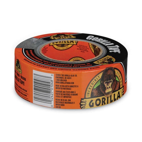 Gorilla Tape, 3" Core, 1.88" X 30 Yds, Black.