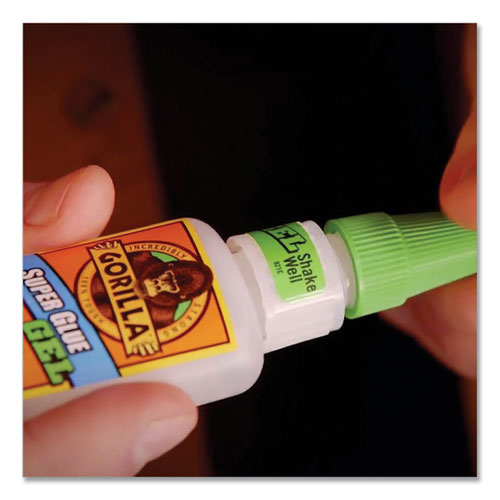 Super Glue Gel, 0.53 Oz, Dries Clear, 4/carton.