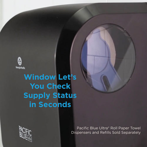 Pacific Blue Ultra Paper Towel Dispenser, Mechanical, 12.9 X 9 X 16.8, Black.