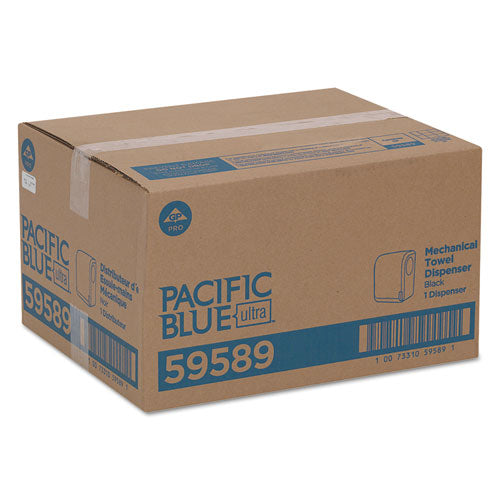Pacific Blue Ultra Paper Towel Dispenser, Mechanical, 12.9 X 9 X 16.8, Black.