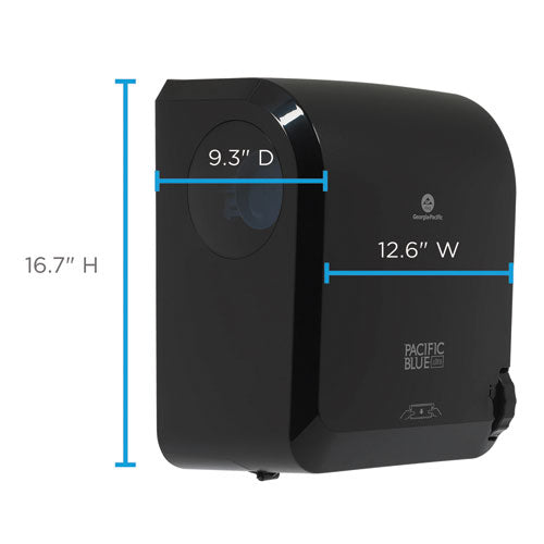 Pacific Blue Ultra Paper Towel Dispenser, Mechanical, 12.9 X 9 X 16.8, Black.