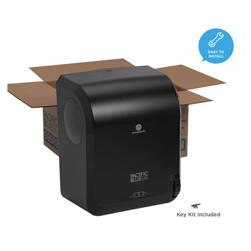 Pacific Blue Ultra Paper Towel Dispenser, Mechanical, 12.9 X 9 X 16.8, Black.