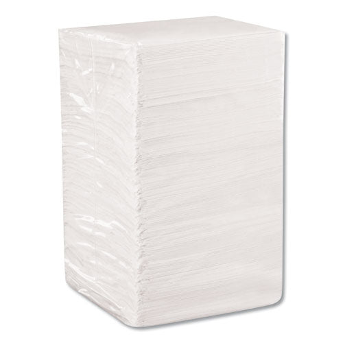 Beverage Napkins, Single-ply, 9 1/2 X 9 1/2, White, 4000/carton.