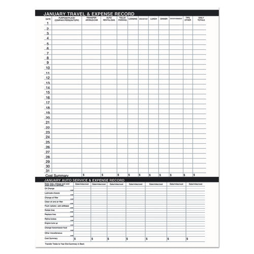 14-month Recycled Ruled Monthly Planner, 8.75 X 6.78, Black Cover, 14-month: Dec 2024 To Jan 2026.