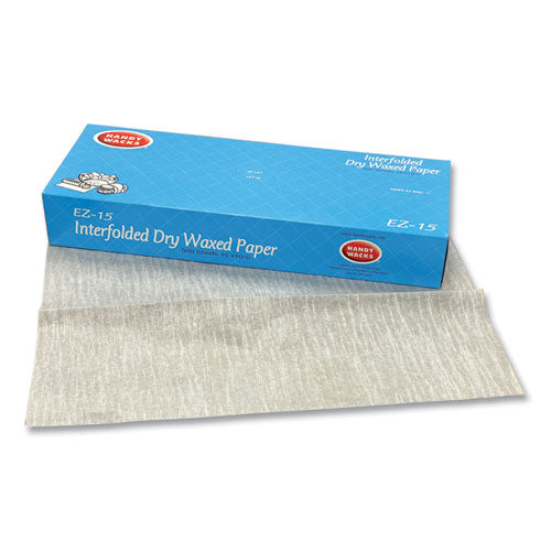 Interfolded Dry Waxed Paper Deli Sheets, 10.75 X 15, 500 Box, 12 Boxes/carton.