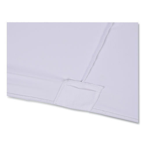 Igear Fabric Table Cover, Polyester, 30 X 72, White.