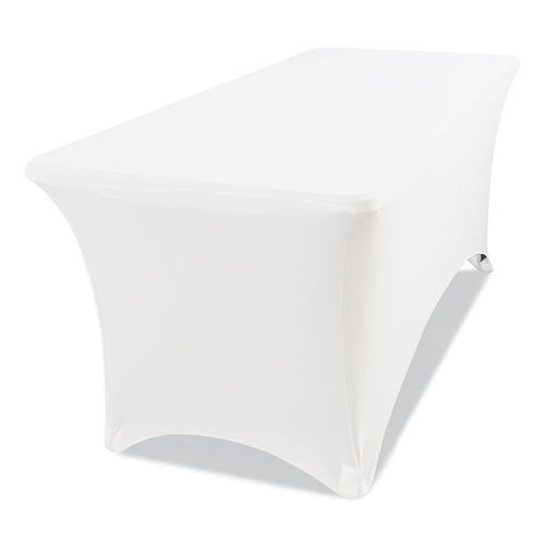 Igear Fabric Table Cover, Polyester, 30 X 72, White.