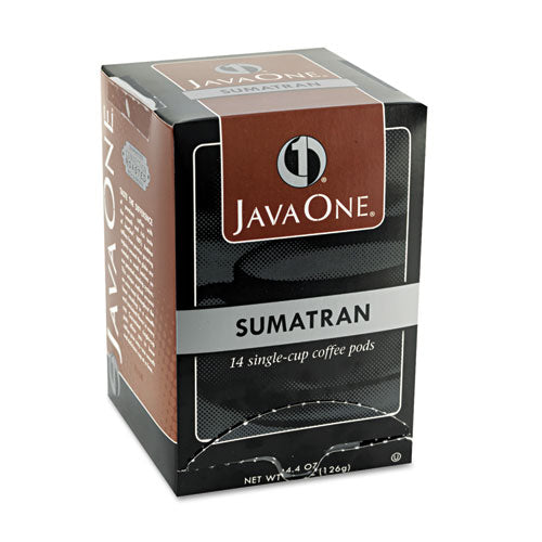 Coffee Pods, Sumatra Mandheling, Single Cup, 14/box.