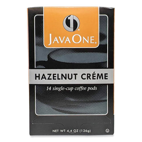 Coffee Pods, Hazelnut Creme, Single Cup, 14/box.