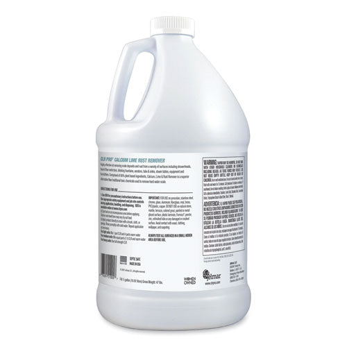 Calcium, Lime And Rust Remover, 1 Gal Bottle, 4/carton.