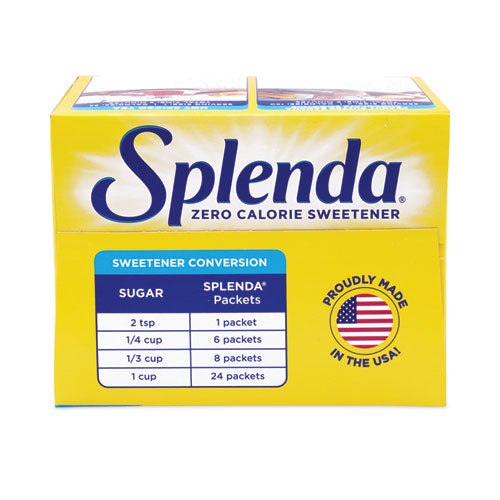 No Calorie Sweetener Packets, 0.035 Oz Packets, 400/box, 6 Boxes/carton.