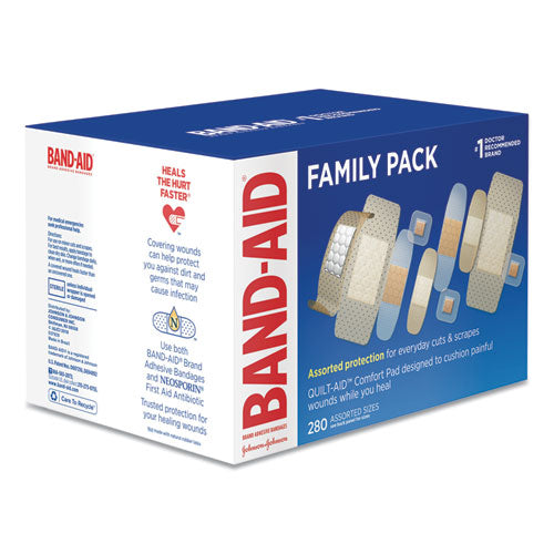 Sheer/wet Adhesive Bandages, Assorted Sizes, 280/box.