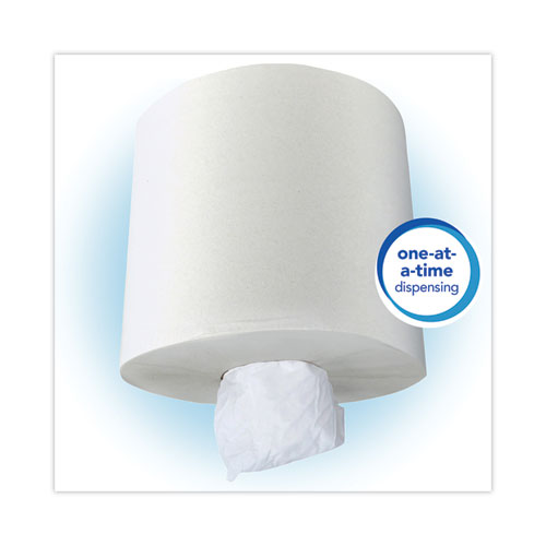 Essential Roll Center-pull Towels, 1-ply, 8 X 12, White, 700/roll, 6 Rolls/carton.