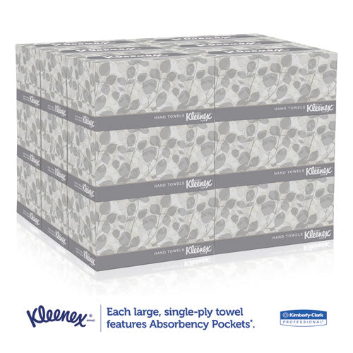 Hand Towels, Pop-up Box, Cloth, 1-ply, 9 X 10.5, Unscented, White, 120/box, 18 Boxes/carton.