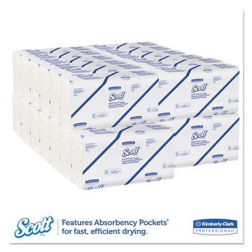 Pro Scottfold Towels, 1-ply, 9.4 X 12.4, White, 175 Towels/pack, 25 Packs/carton.