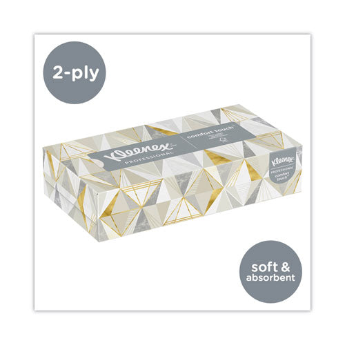 White Facial Tissue For Business, 2-ply, 125 Sheets/box, 12 Boxes/carton.