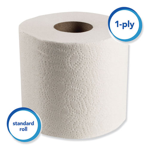 Essential Standard Roll Bathroom Tissue For Business, Septic Safe,1-ply, White, 1,210 Sheets/roll, 80 Rolls/carton