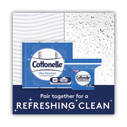 Fresh Care Flushable Cleansing Cloths, 1-ply, 5 X 7.25, White, 168/pack, 8 Packs/carton.