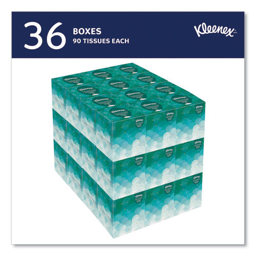 Boutique White Facial Tissue For Business, Pop-up Box, 2-ply, 90 Sheets/box, 36 Boxes/carton.