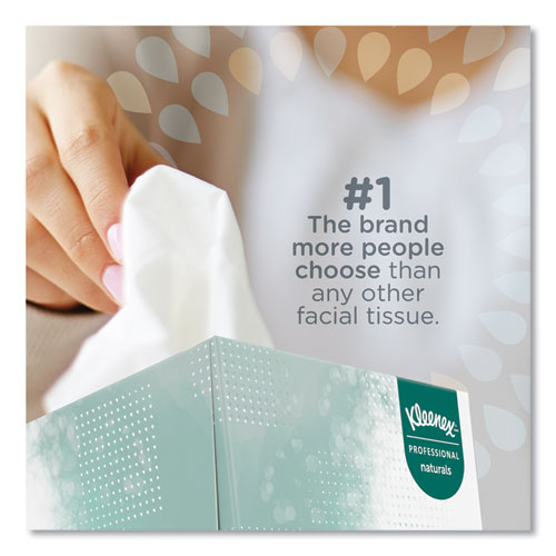 Naturals Facial Tissue, 2-ply, White, 90  Sheets/box.