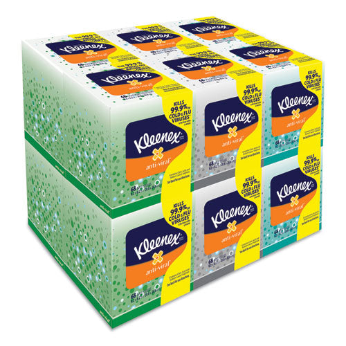 Boutique Anti-viral Tissue, 3-ply, White, Pop-up Box, 60/box, 3 Boxes/pack.